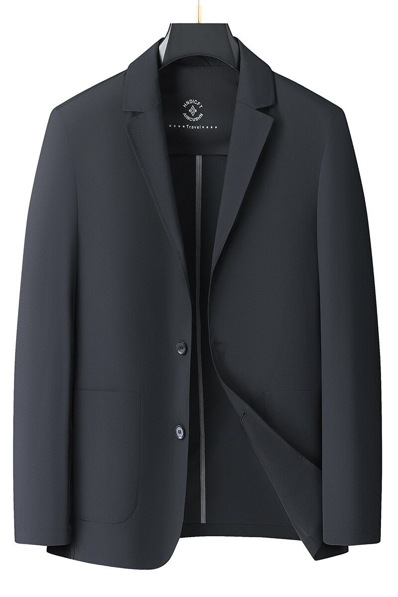 2025 Summer Ice Silk Thin Sunscreen Suit Jackets for Men Classic Business Casual Blazers Wedding Social Dress Coat Men Clothing