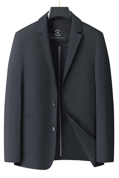 2025 Summer Ice Silk Thin Sunscreen Suit Jackets for Men Classic Business Casual Blazers Wedding Social Dress Coat Men Clothing