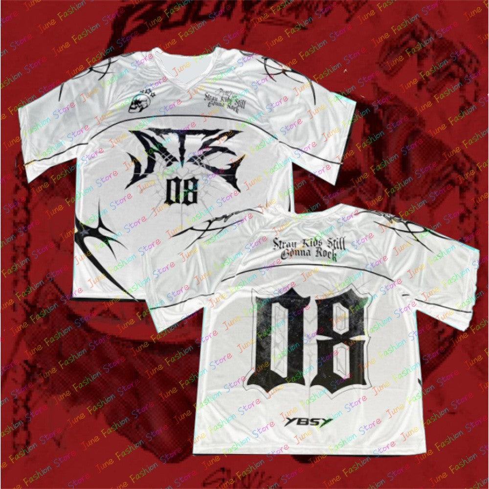 YBSY! STRAYKIDS JERSEY 2025 T-Shirt Summer Women Hot Sale Short Sleeve Tops Shirts Fans Commemorative Edition Tees Y2K Tops