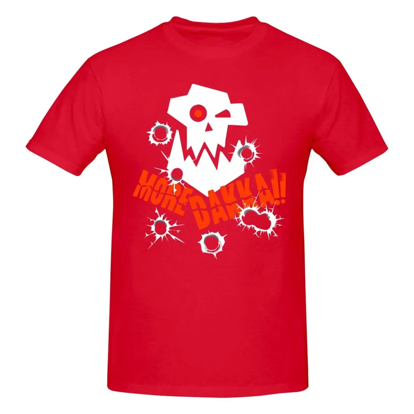 More Dakka Ork Miniature Tabletop Wargaming Waagh T-Shirt Summer Men's T-Shirt Fashion Crew Neck Short Sleeve Brand Clothing