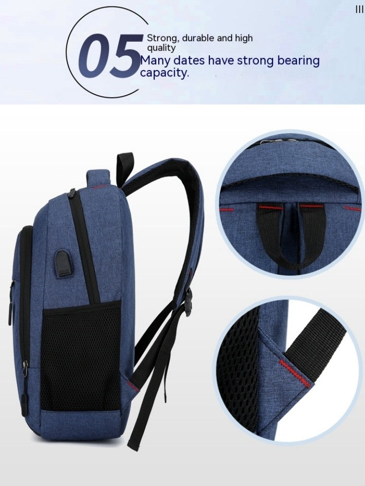 Mochila Masculina Grande Capacidade Simples Moda Viagem Feminina Estudante Notebook