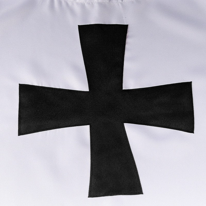 2025 Euro-American Halloween Medieval Knights Templar Cos Robe with Belt with Men & Women,Ball Party Performance Costume Unisex