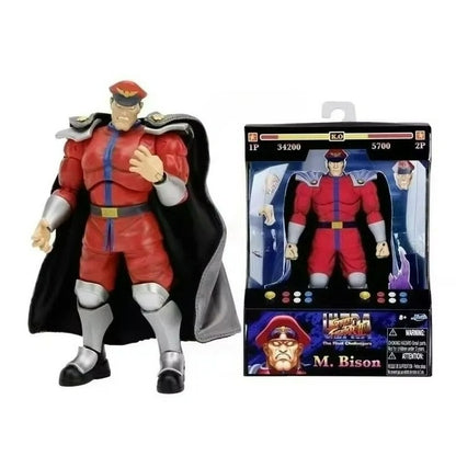 Em estoque Jada Toys Ultra Street Fighter II M.Bison Dhalsim Violent Ken RYU Guile 6" Boneco Colecionável Modelo Brinquedo Presente