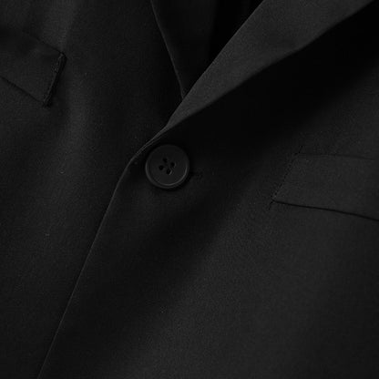 Men Blazer Solid Color Lapel Long Sleeve One Button Autumn Casual Suits Streetwear 2023 Fashion Male Crop Coats S-5XL INCERUN