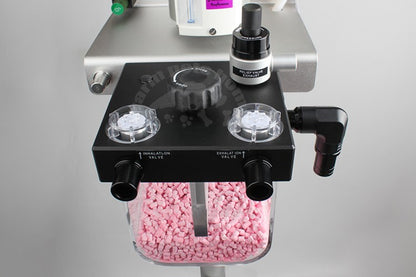 Máquina de Anestesia Veterinária para Animais Cães Gatos Equipamento de Anestesia Veterinária com Carrinho