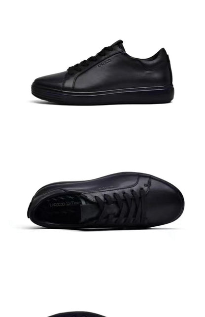 Men Sneakers Casual Shoes Men Flats Zapatillas Hombre Lightweight Genuine leather Breathable Shoes Men Black Sports Board Shoes