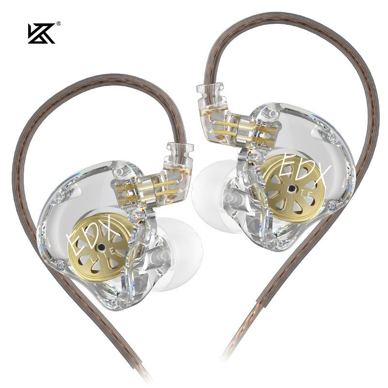 KZ EDX Lite Wired In Ear Earphones  Monitor Stage Live Headphones HIFI Stereo Bass Music Earbuds Sports Gaming Headset