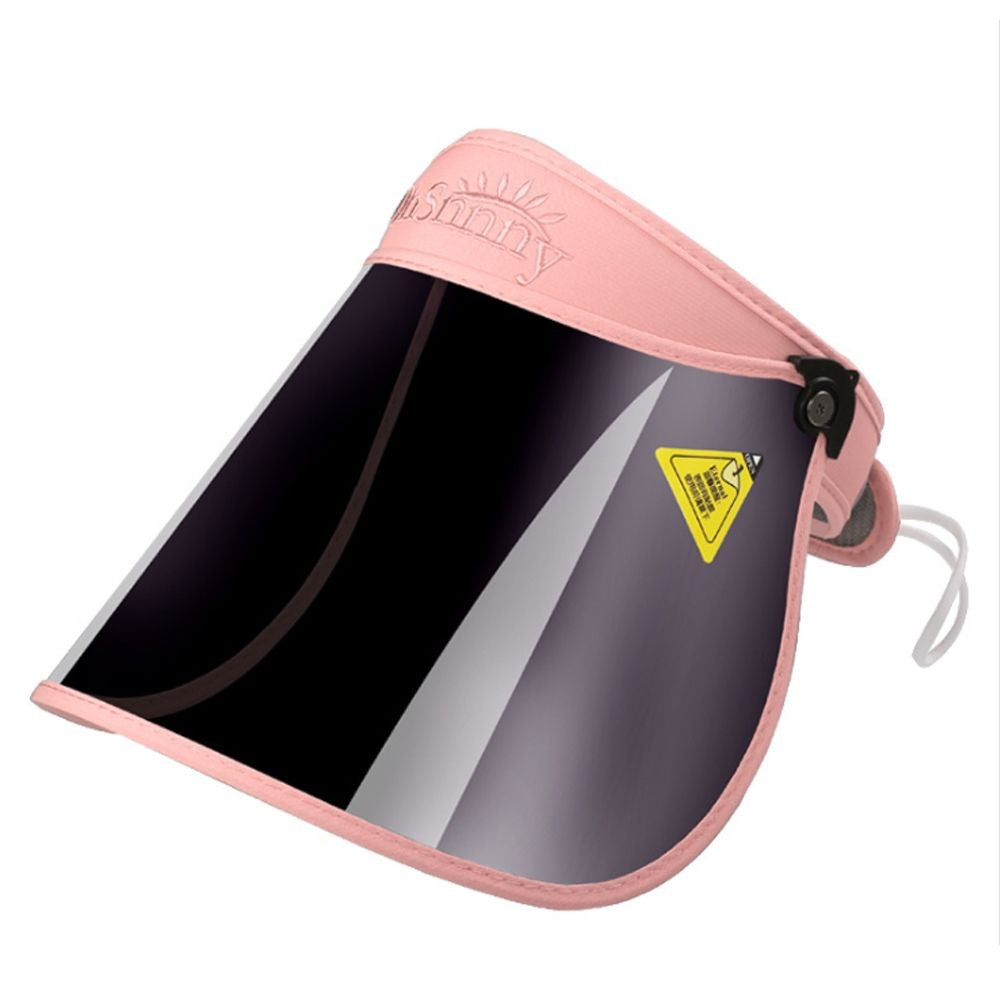 Summer Large Lens Sun Hat Outdoors Sport Anti-UV Visor Face Cover Shield Foldable Portable Men Women Empty Top Hat