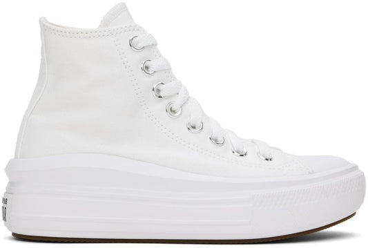 Converse | White Chuck Taylor All Star Move High Top Sneakers