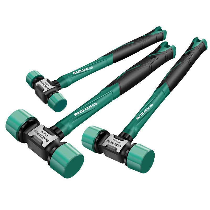 Martelo de Instalação de Cabeça Dupla Multifuncional 27/36/43mm Martelo de Borracha Antiderrapante Antivibração Ferramenta Profissional