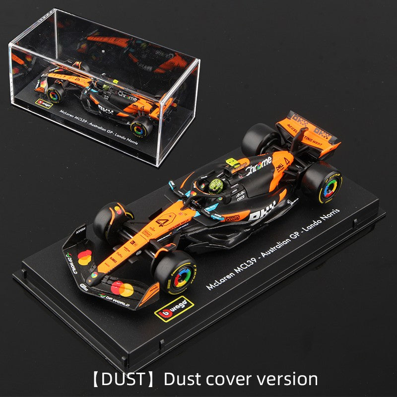 Bburago 1:43 2025 McLaren Racing MCL39 F1 Liga Modelo Formula Automóvel Brinquedo #4 Norris #81 Piastri Miniatura Estática Fundida