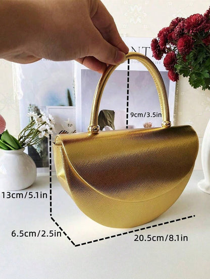 2024 New Fashion Simple Elegant Clutch - Chain Shoulder Bag, Light Luxury Gift for Girlfriend's Birthday