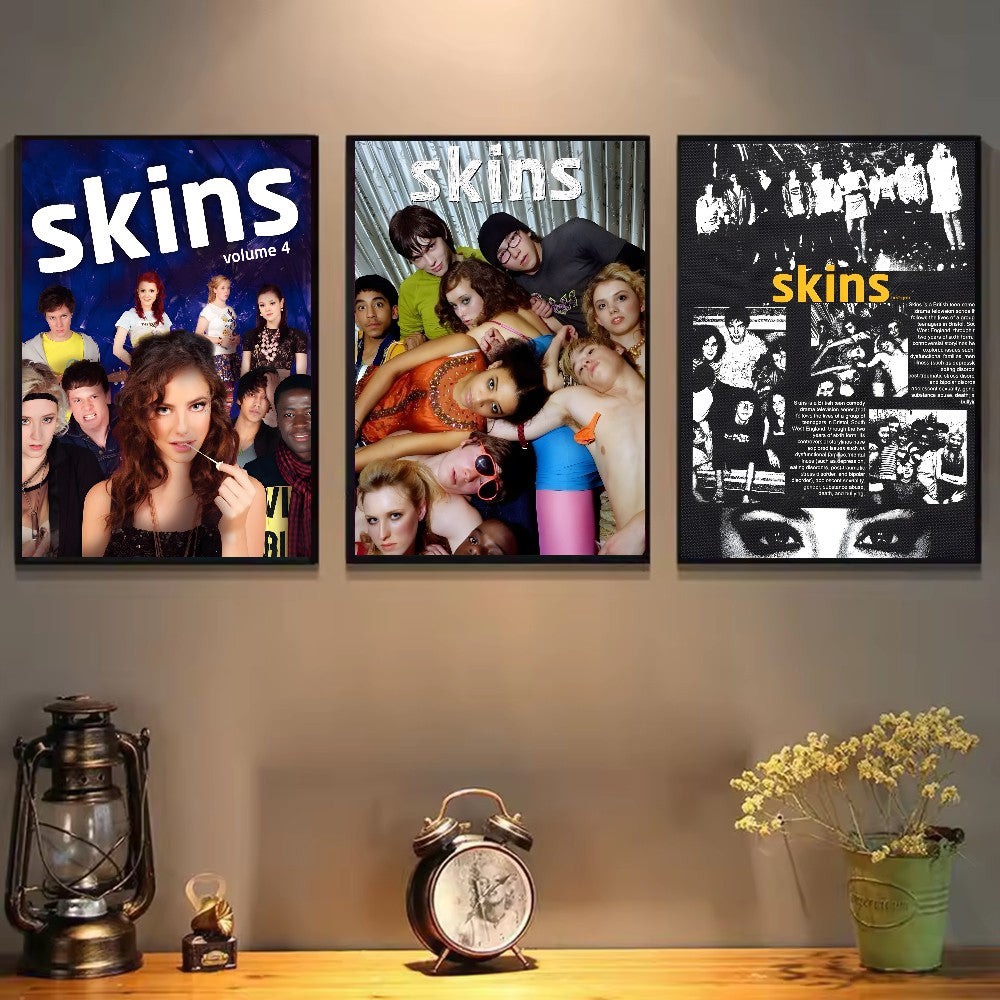 Teen TV Series Skins Generation Poster HD art sticky wall waterproof home living room bedroom bar aesthetic decoration