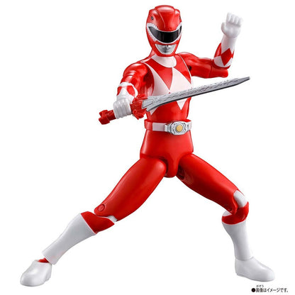 Em estoque, original Bandai Action Hero Super Sentai Power Rangers Coleção Red Rangers Bonecos de Ação Modelo Brinquedo Presente