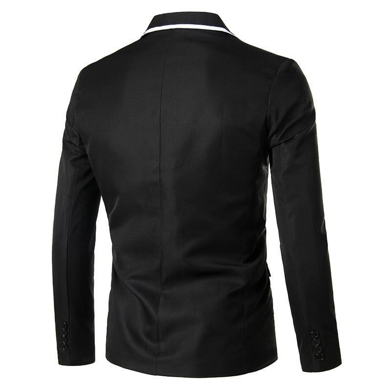 Man Party Dresses Leather Dress Coats Suits Blazer Clothing Men's Solid Color Suit Coat Mens Blazers