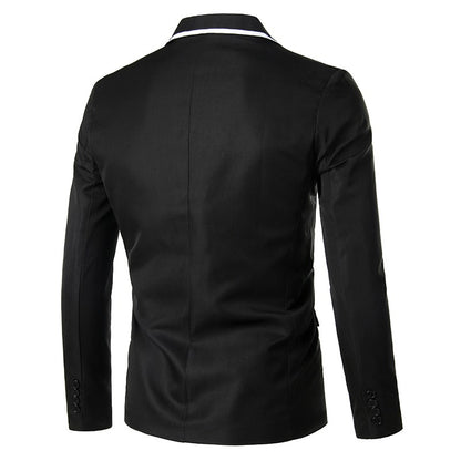 Man Party Dresses Leather Dress Coats Suits Blazer Clothing Men's Solid Color Suit Coat Mens Blazers