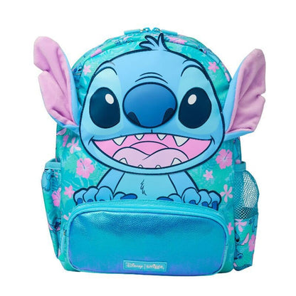 Miniso Disney Stitch Kawaii Children Schoolbag Set Cartoon Student Bookbag Lunch Bag Pen Case Casual High Capacity Backpack Gift