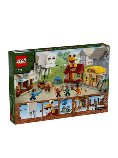 Lego 21273 Souls Balloon Village Attack Minecraft Series Children's Day Building Toy Gift