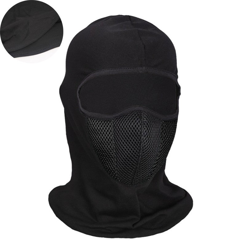 Balaclava Respirável Máscara Facial Completa de Motocicleta Touca Gorro Crânio Motocross Capacete de Moto Motoqueiro Pescoço Rosto Capuz Máscara de Moto