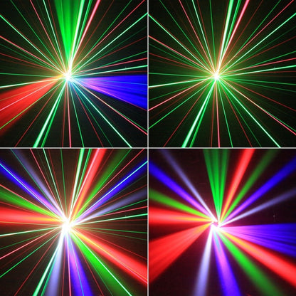LED Moving Head 80W RGBW 4in1 Mini Six Arm Beam Strobe Light Yellow Flash Dj Bar DMX 512 Remote Control Stage Effect