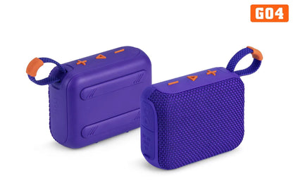 G04 Small Bluetooth Speaker Wireless Portable Mobile Phone Desktop Home Outdoor Convenient Mini Subwoofer Lanyard TF card