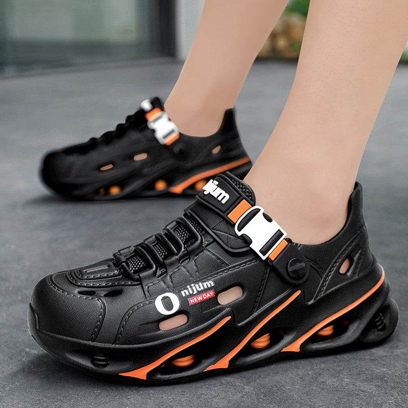 Men Outdoor Sandals Men's Outdoor Sandals Sport Slippers Beach Slides Breathable Clogs Men Casual Garden Shoes Non-slip Hiking