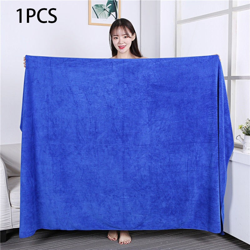 Large size180x200cm thickening beauty salons Bath towels quick drying are soft skin friendly non shedding hotel massage towels