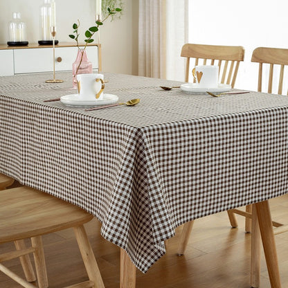Checkered Tablecloth Kitchen, Wedding, Holiday Table Decoration Tablecloth, Outdoor Picnic Tablecloth