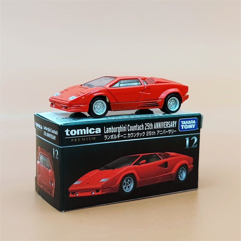 TOMY Mitsubishis JDM Lancer Evo X Carros de liga leve e veículos de brinquedo Modelo de carro em miniatura em escala para crianças