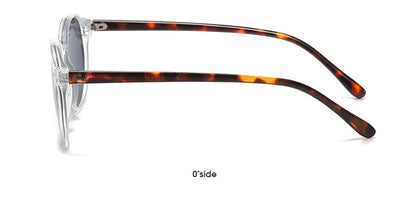 Óculos de Sol Polarizados Redondos Retrô Masculino Feminino Armação Clássica Leopardo Óculos de Sol Fashion Preto Dirigindo Masculino Feminino Goggles UV400