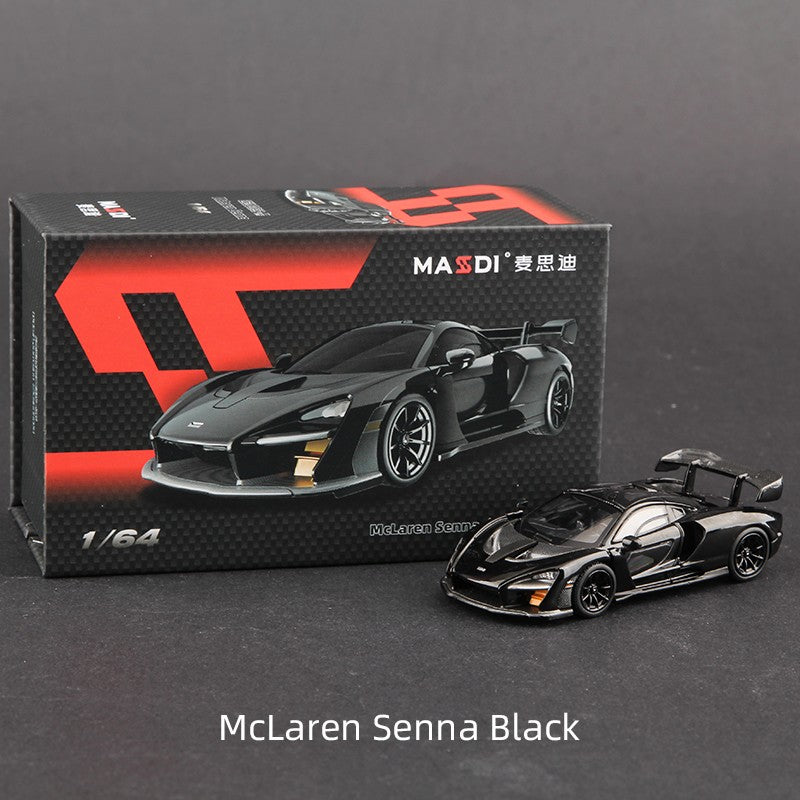 Massdi 1:64 McLaren Senna Modelo de Carro em Liga Minha Supercarro Veículo de Brinquedo Fundido