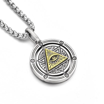 Colar Olho de Hórus Amuleto Olho Grego Pingente Antigo Egito Proteção Colar Joia Presente Masculino e Feminino Amuletos Espirituais