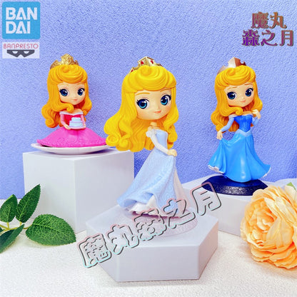 Original Qposket Princesa Disney Gelo e Neve Amor Estranho Elsa Ariel Bela Aurora Branca de Neve Sereia Mulan Boneca de Brinquedo Fofa