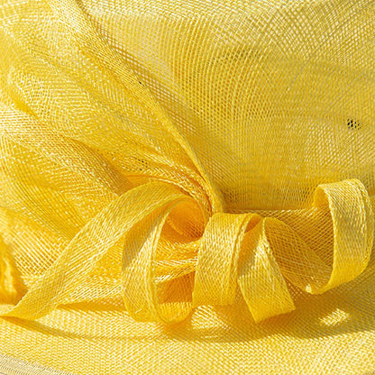 Chapéus Fascinators CLÁSSICOS SINAMAY para Mulheres Chapéu de Sol Feminino Chapéus de Verão com Aba Larga Chapéu Boater Festa do Chá Derby Igreja CHAPÉU DE CASAMENTO