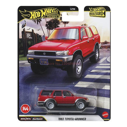 Original Hot Wheels Boulevard 29 Carro Modelo 1/64 Die-Cast Carro BMW NISSAN TOYOTA DODGE Modelo de Liga com Pneus de Borracha e Fundo de Ferro