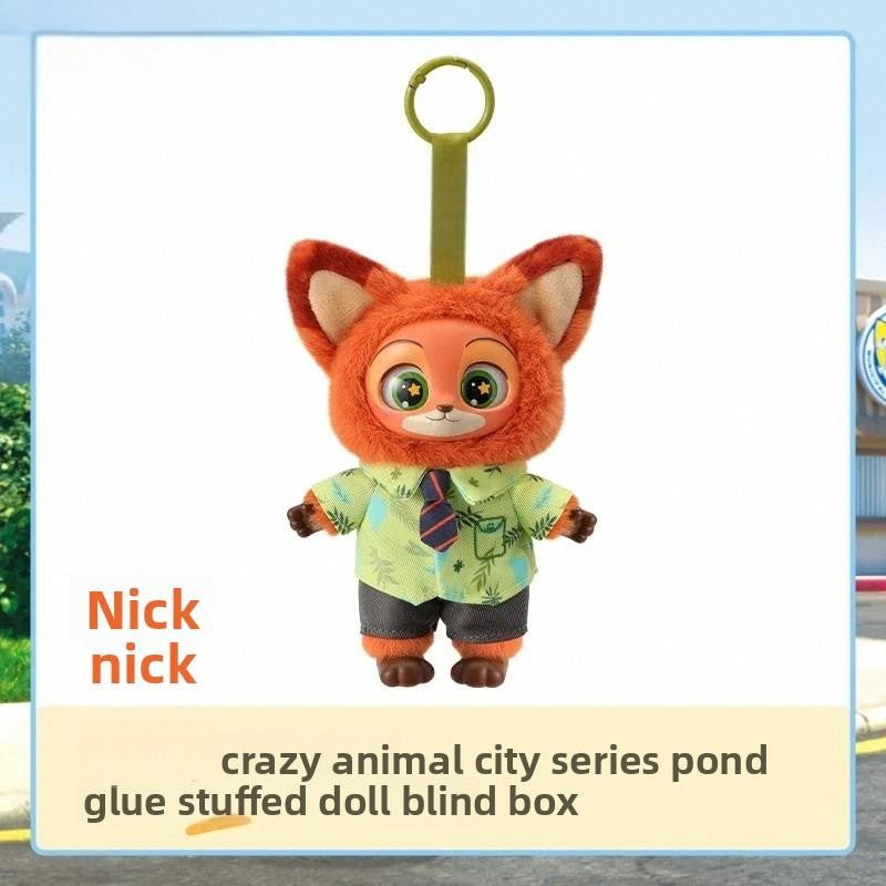 Novo em estoque Zootopia 2 Pelúcia Vinil Chaveiro Caixa Surpresa Brinquedo Colecionável Presente para Meninas Animais Mistério Brinquedos Tendência Infantil