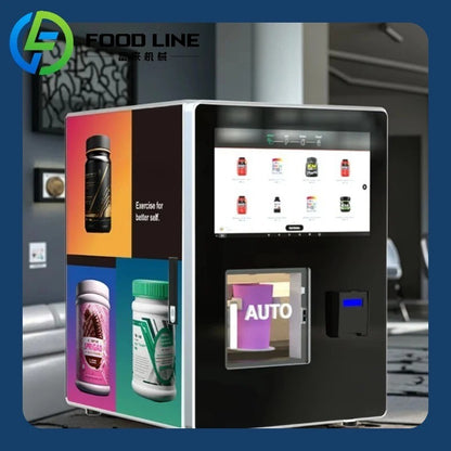 Self-Service Protein Shake Coffee Vending Machine for Gym & Fitness Mobile Payment Dual Temperature Options