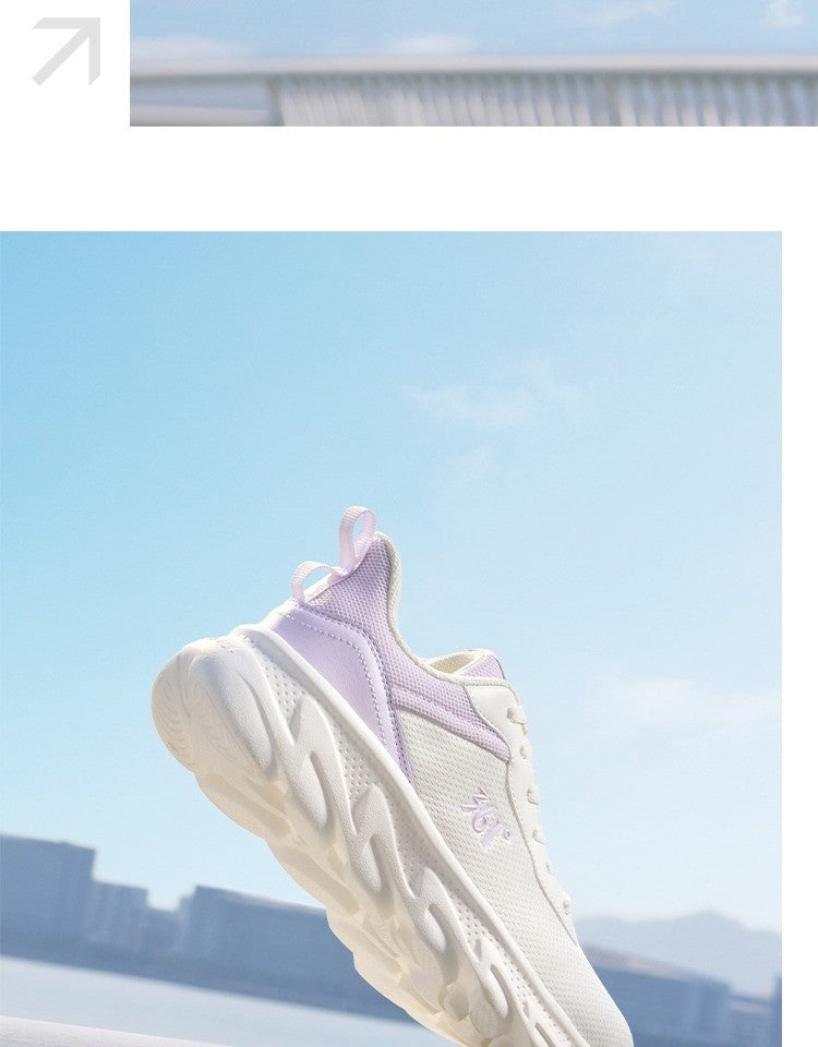 361 Degrees Women's Sneakers Retro Platform Sole Breathable Mesh All-Day Comfort Lightweight  Fitness Female Sneakers 682522230