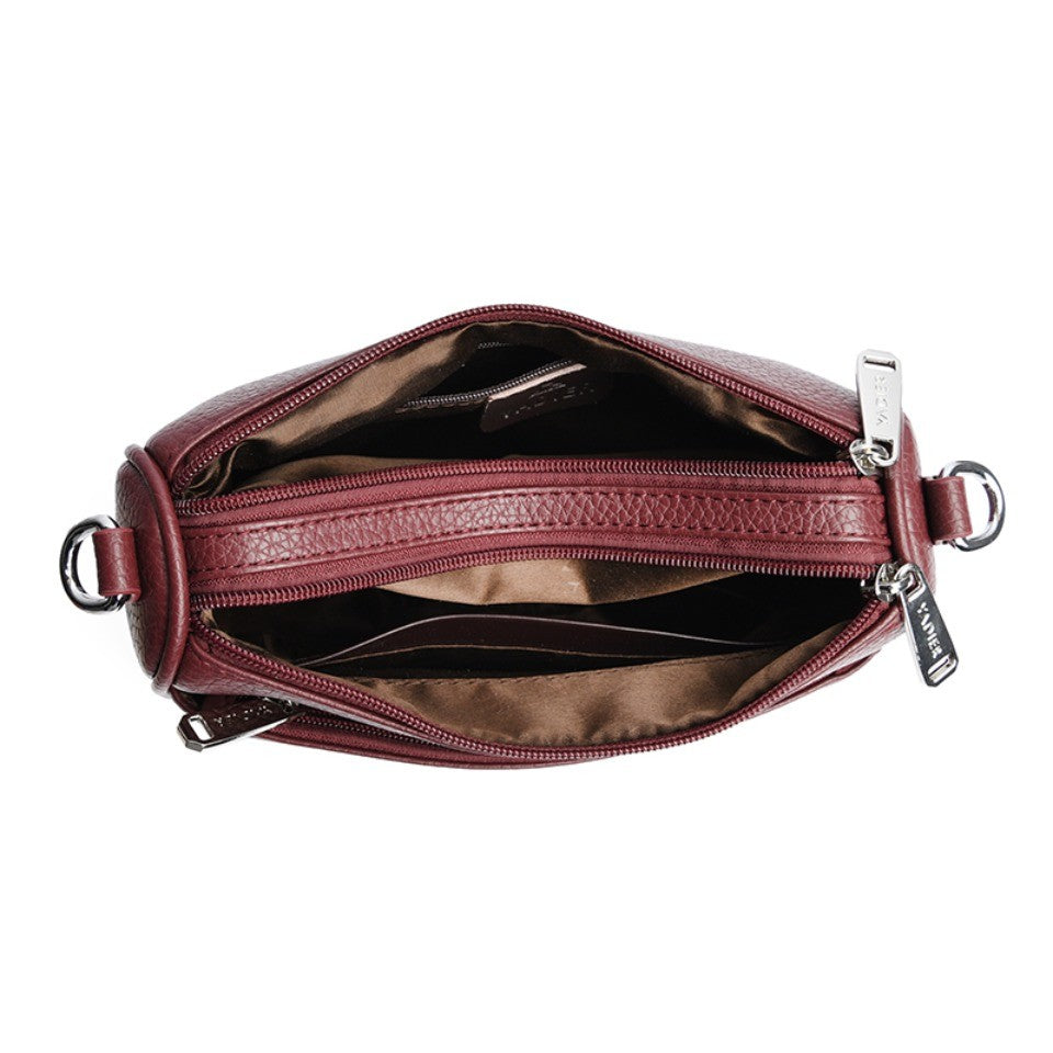 Genuine Brand Top Quality Soft Pu Leather Shoulder Crossbody Bags for Women 2026 Designer Handbag 2 Layers Hand Messenger Bag