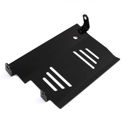 Protetor de Cárter de Moto para Harley Touring CVO Road Glide Street Glide FLTRXSE 2024-Posterior Preto/Prateado