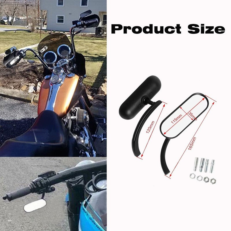 Espelho retrovisor universal de motocicleta para acessórios Harley Davidson Touring Road Street Acessórios para motocicleta espelho de moto
