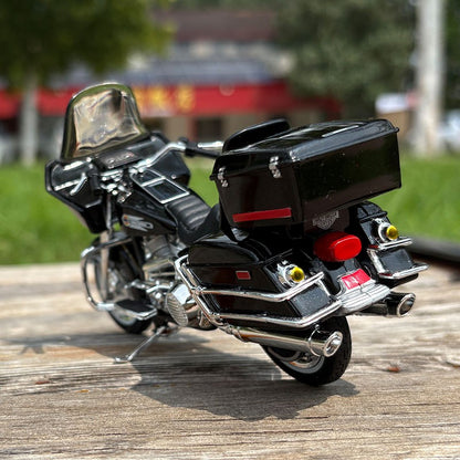 Maisto 1:18 Harley Davidson 1988 Flt Tour Glide Die Cast Veículos Colecionáveis Hobbies Modelo de Moto Brinquedos