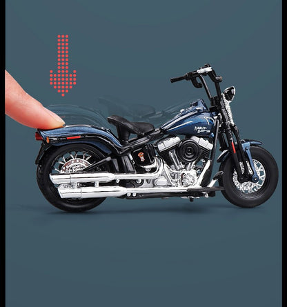 Maisto 1:18 Harley-Davidson 2008 FLSTSB Cross Bones Alloy Street Motorcycle Model Diecasts Metal Toy Collection Children Gifts