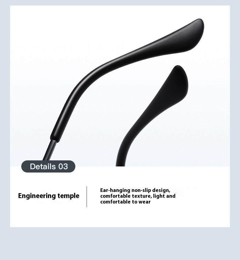 COHK Metal 3 In 1 New Style Folding Magnet Clip On Glasses Frame Trend Polarized Sunglasses Men Optical Computer Eyewear UV400