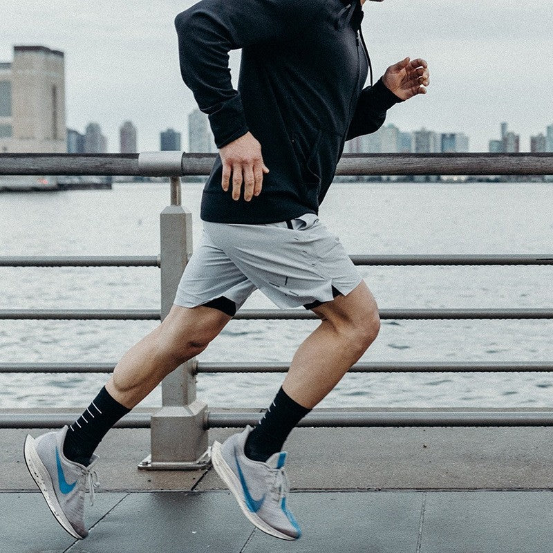 Summer Gym Fitness Sports Compression Shorts Mens Streatwear Quick Dry Jogger Quarter Short Pants Basketball Casual Trend Shorts