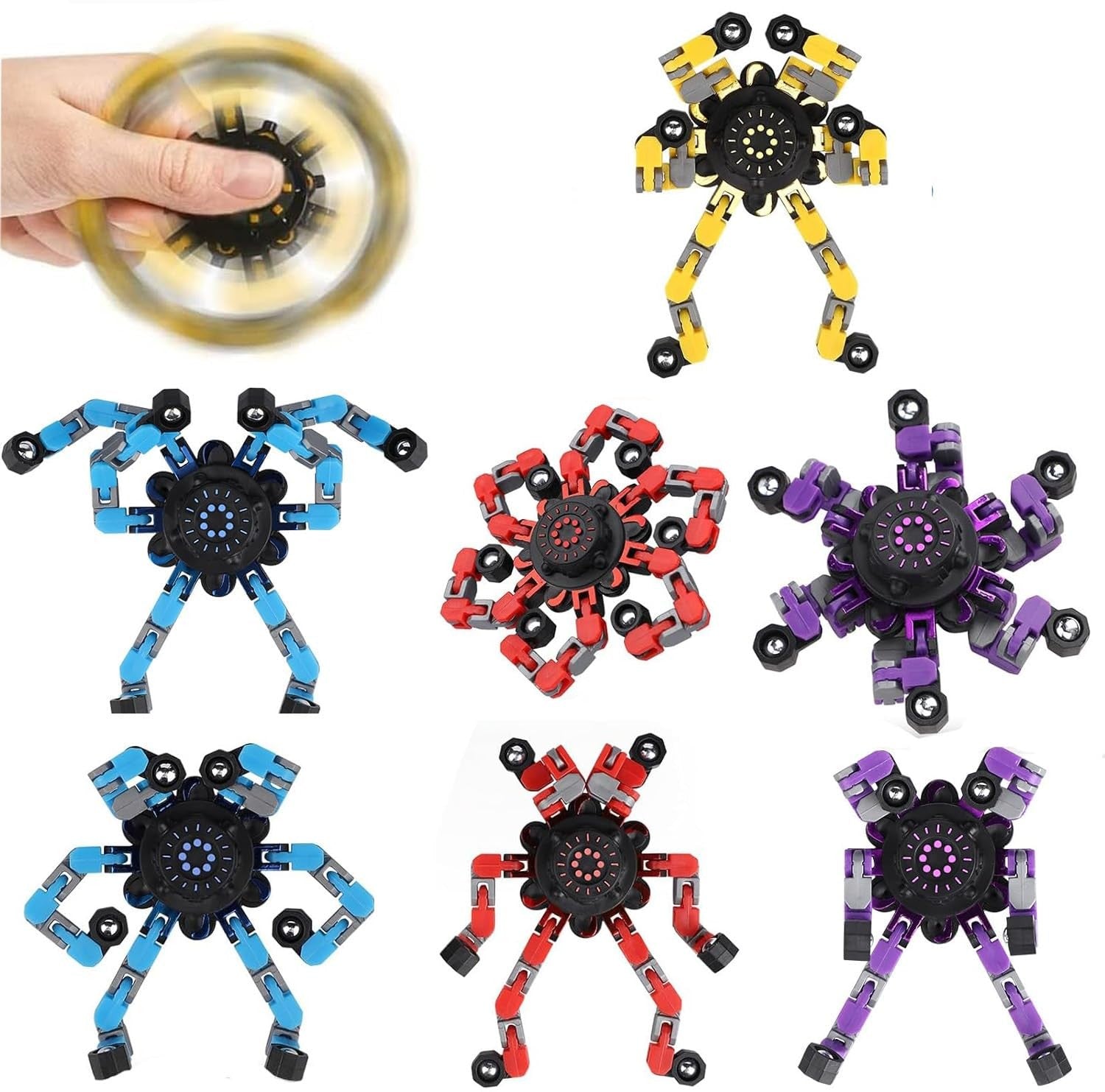 7/14 PCS Fidget Toys Adults Set,Relieves Stress Anxiety Fidget Toys for Kids and Adults with ADD,ADHD, Autism or Anxiety