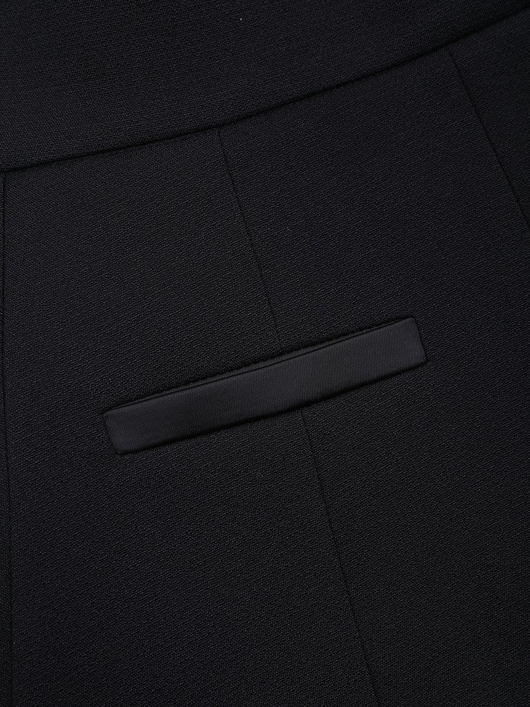 [Vibe] Black Irregular Pants High Waist Leather Long Wide Leg New Loose Fit Trousers Women Fashion Spring Autumn 2025