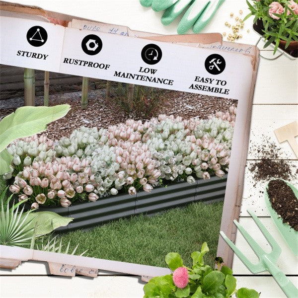 Canteiro Elevado - Horta Vertical para Vegetais e Flores, Ideal para Jardins ou Pátios, Fácil de Montar