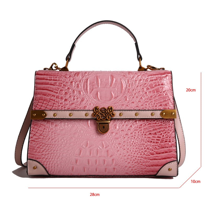 Luxury Purple Handbag Classic Women Bag 2025 New Designer Shoulder Bag High Quality Solid Pu Leather Crossbody Small Square Bag