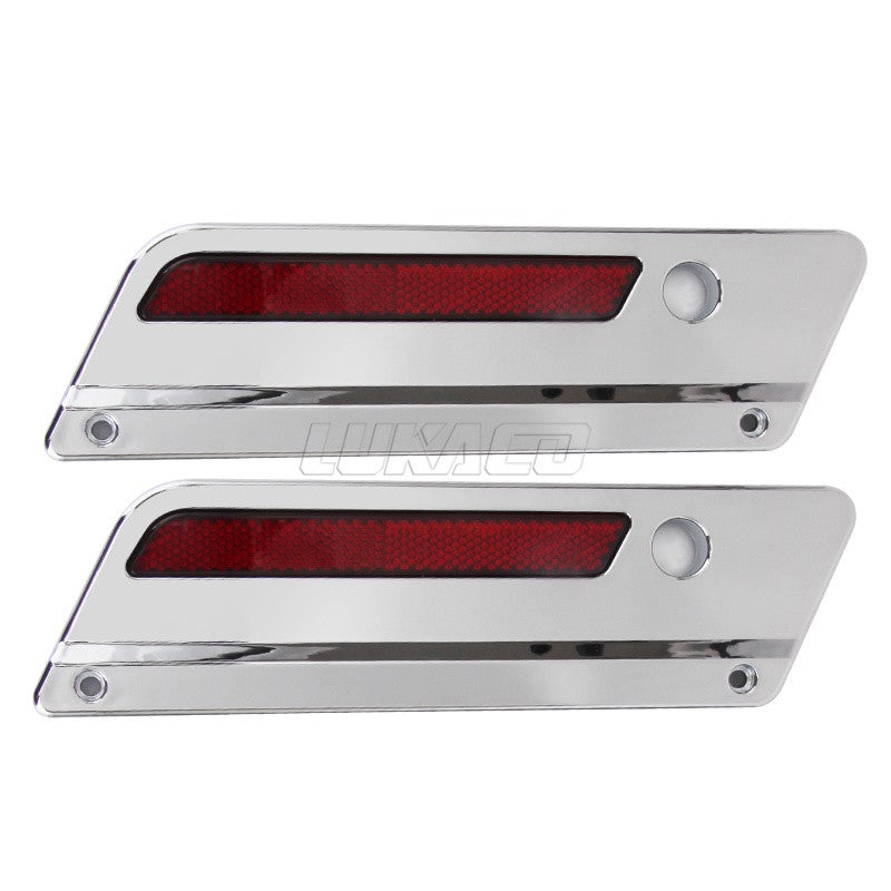 Trava de Alforje Rígido Cromada ABS para Motocicleta Harley Touring Electra Street Glide Road King FLH FLT FLHR FLTR 1993-2013
